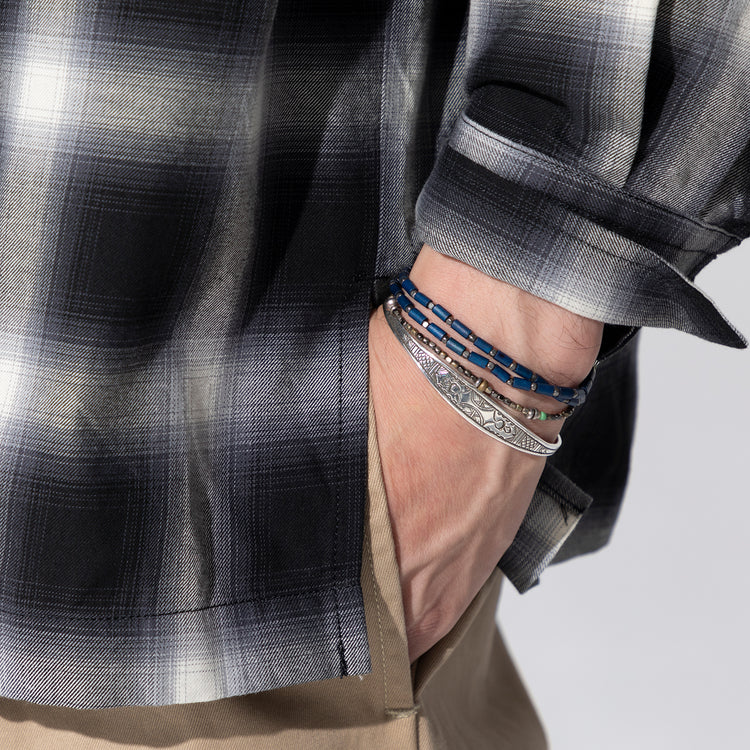 Adawat'n Tuareg | アダワットトゥアレグ シルバーバングル “アガジズ