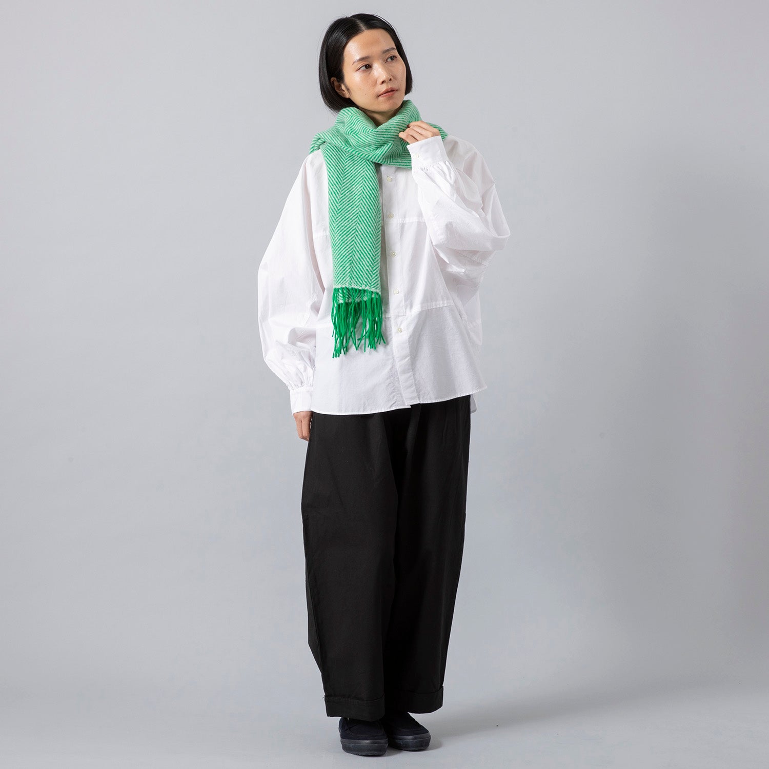 Finissage | フィニサージュ コージーヘリンボーンストール