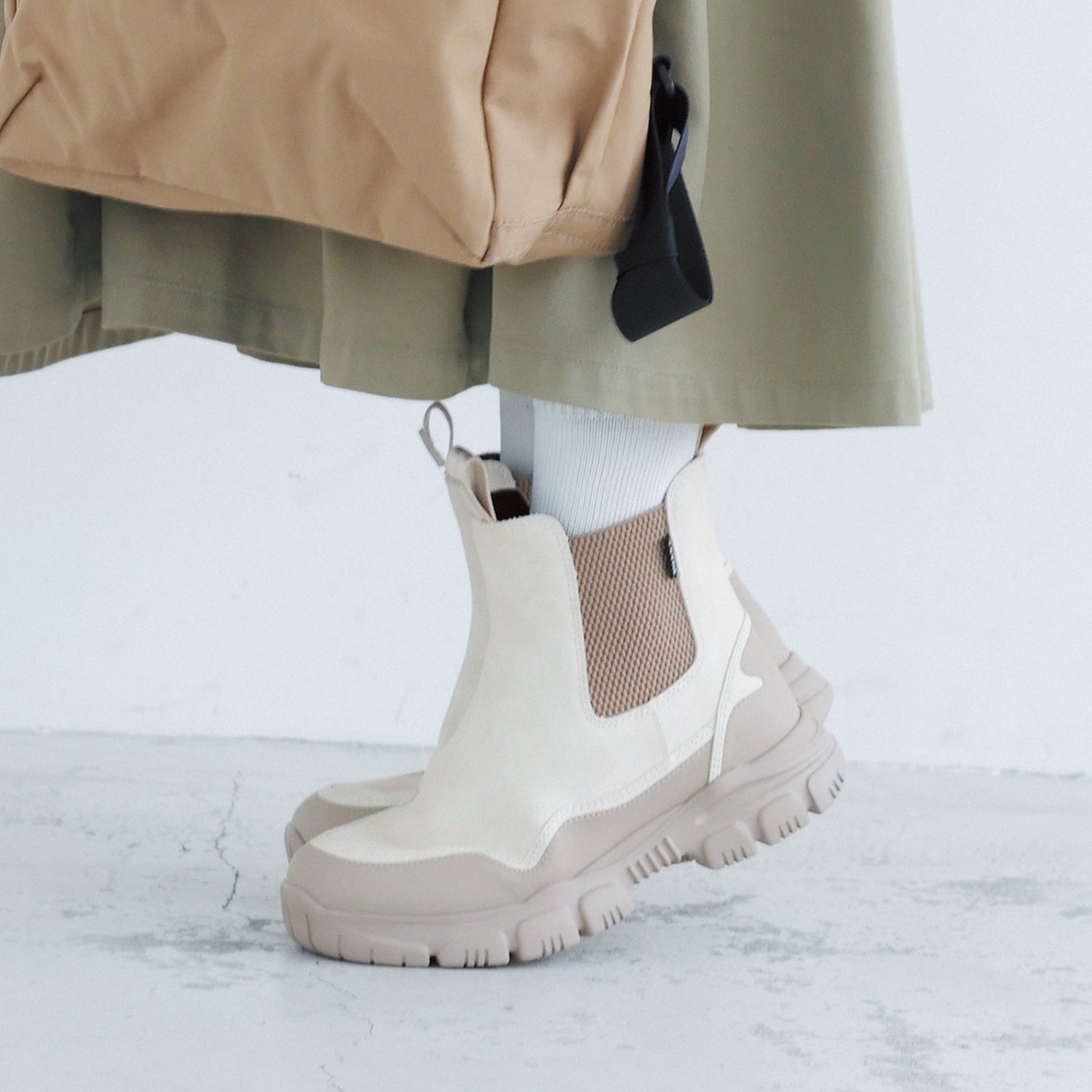 SHAKA | シャカ ×SHIPS any× LaLa Begin 別注 トレックチェルシーブーツ AT