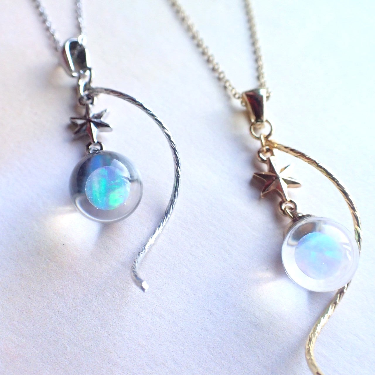 虹 -Star Rainbow- / オパールペンダント / スパイラル‐星‐ – 宙フェス夜市