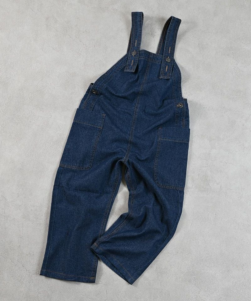 COTTON from U.S.A】ビッグポケットデニムオーバーオール ｜ ボトムス