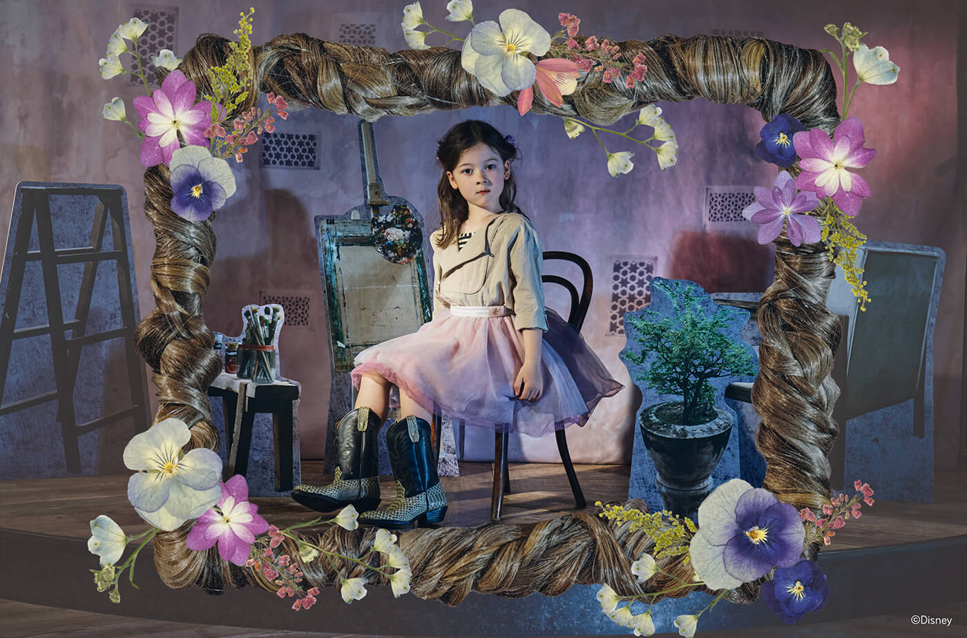 MARLMARL Disney Collection】 ラプンツェル＆ベルのPrincess tutu