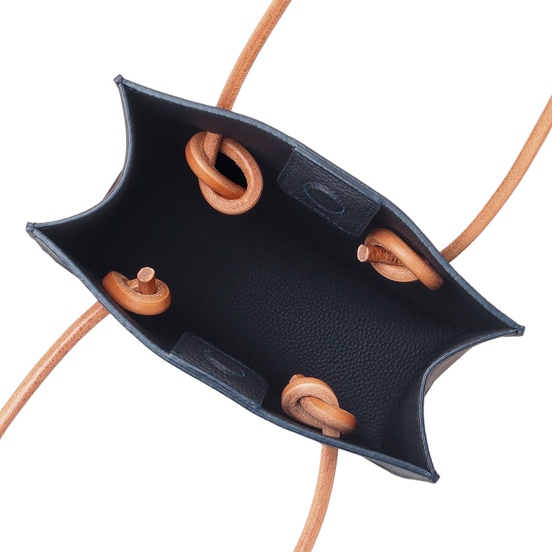 THE SOLE（ザソール）LIBERO シュランケンカーフネイビー×ブラウン