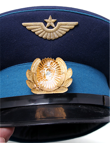 ソ連軍 90's 将校パレード用制帽/ 空軍(航空隊) /1991年製/サイズ