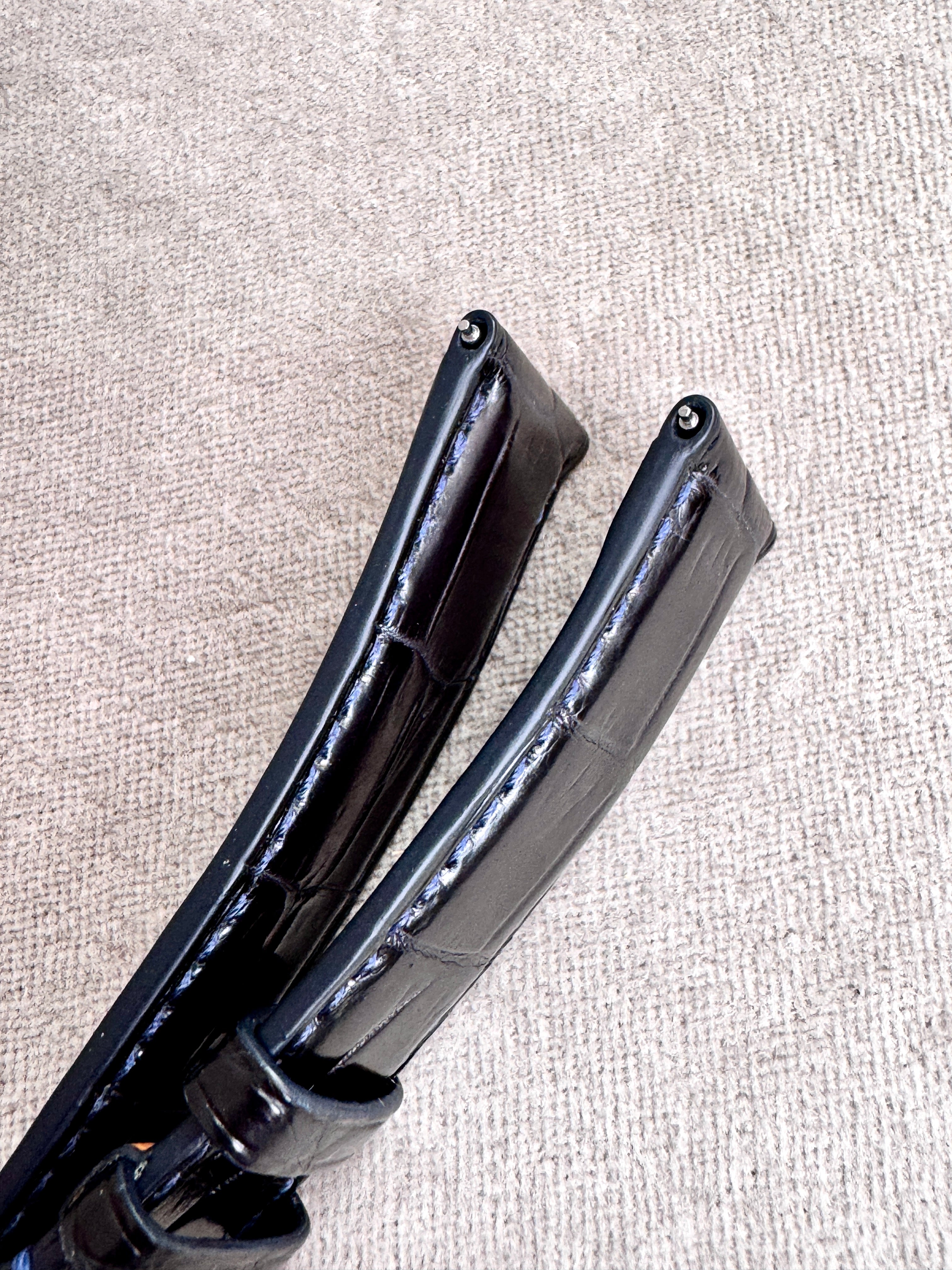 クロコダイル｜マットブラック｜20-18mm ｜パイロット – 松下庵