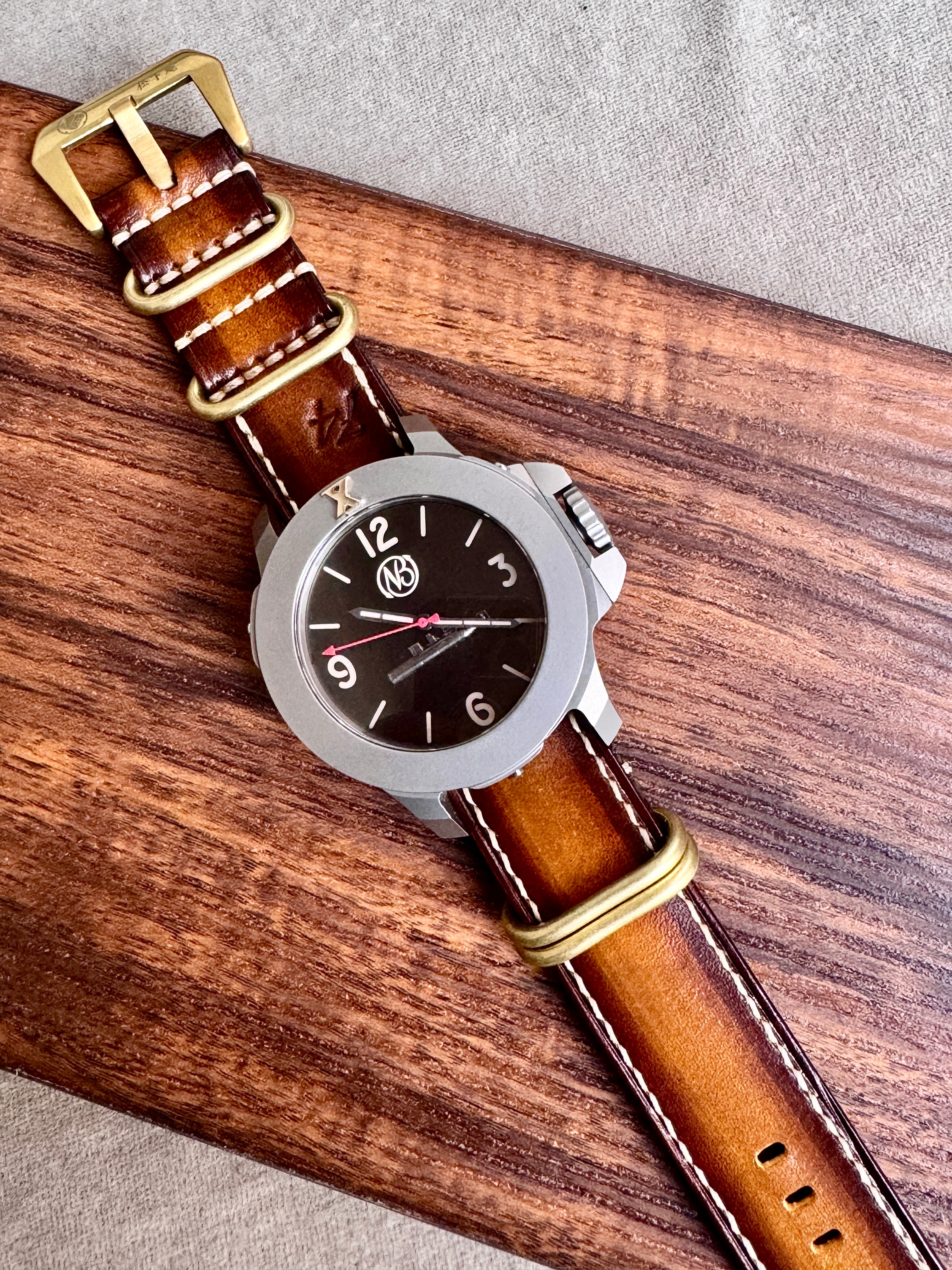 M74 NATO｜ビンテージブラウン｜24mm – 松下庵