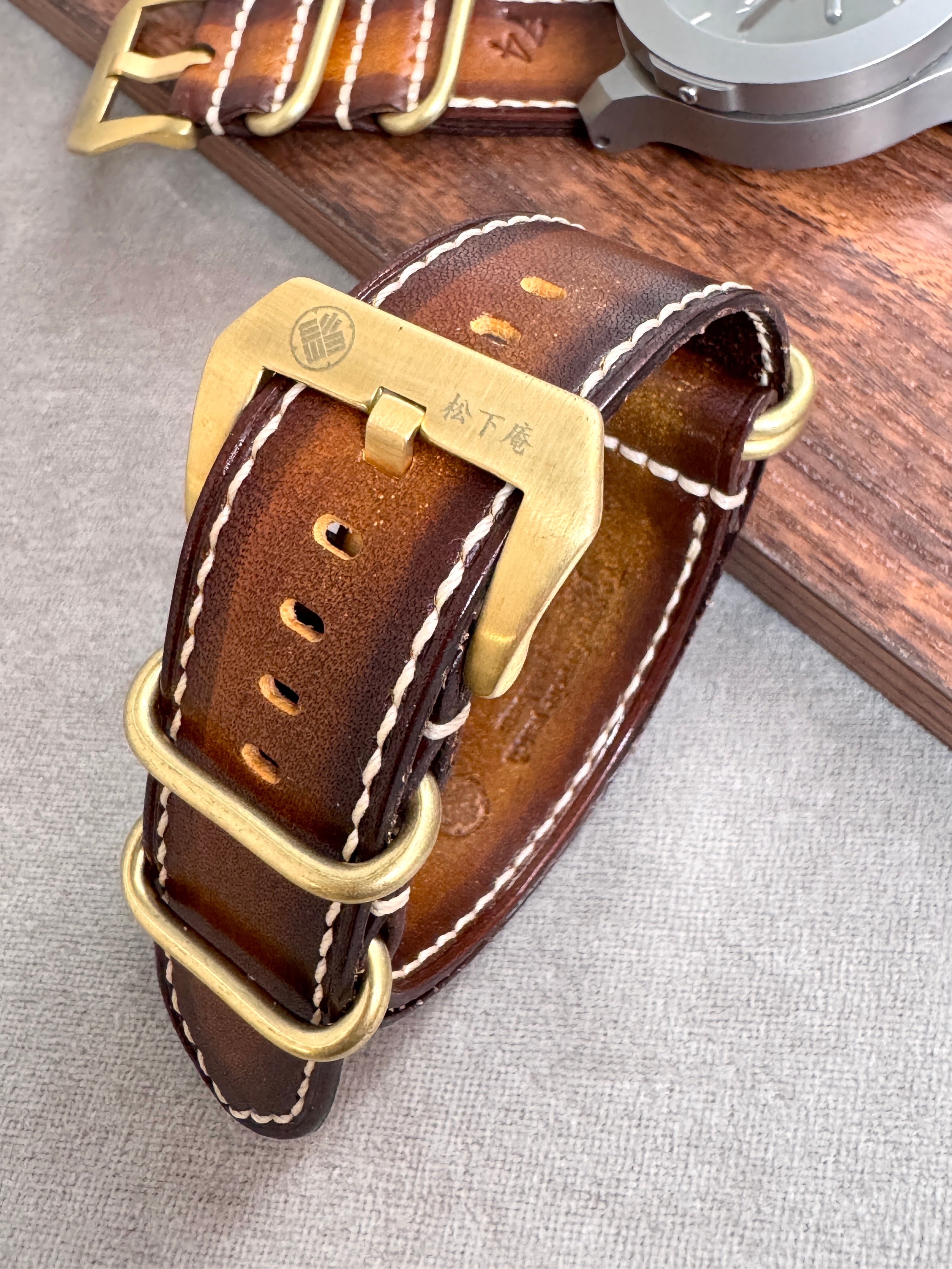 M74 NATO｜ビンテージブラウン｜24mm | ロング – 松下庵