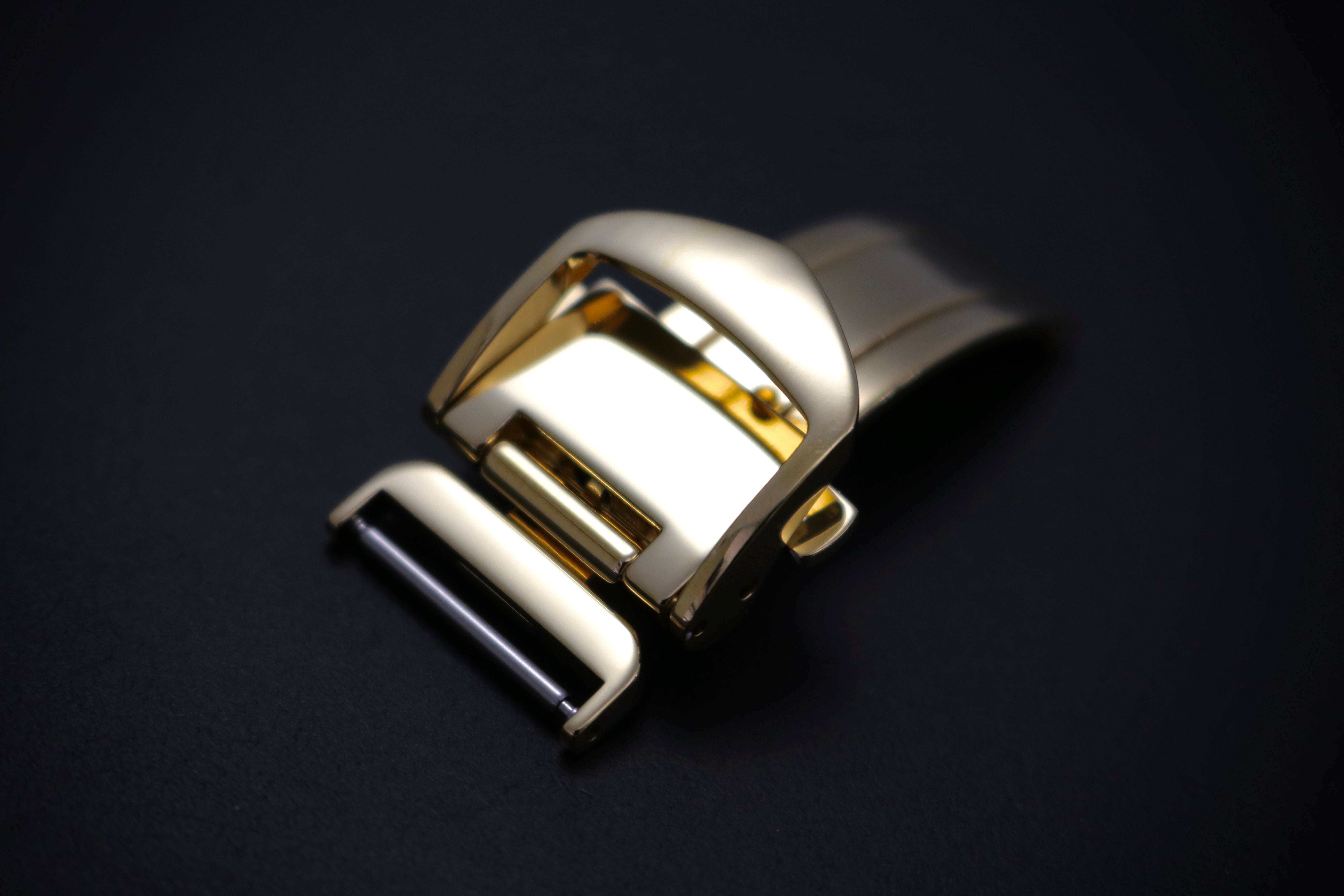 松下庵】Dバックル 片開き ゴールド