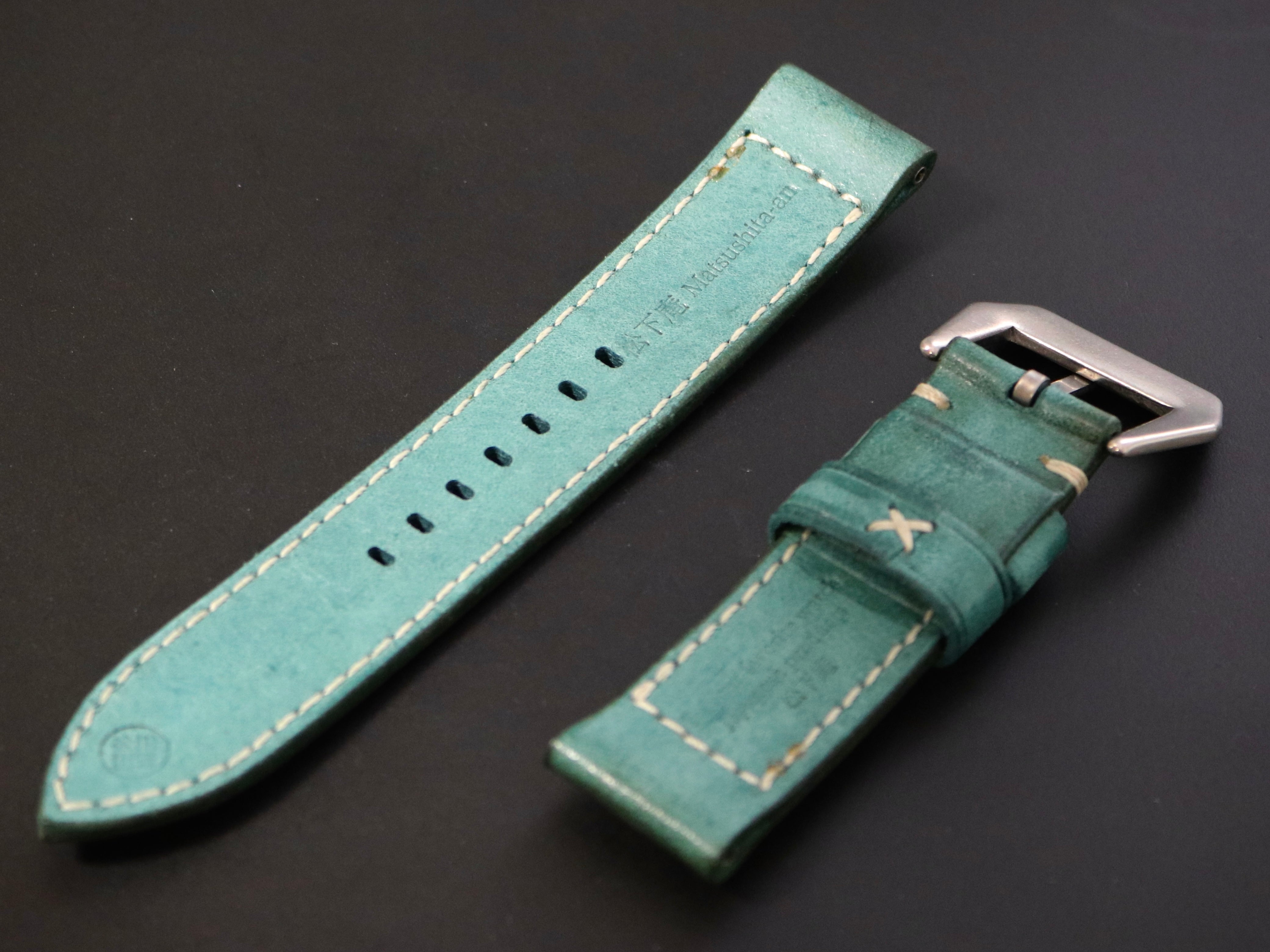 M74｜イタリアンショルダー｜エクストラターコイズ｜No.001｜24-24mm