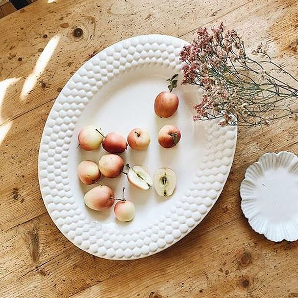 大皿 バブルス オーバルプレート 35×29cm マテュースの卸販売