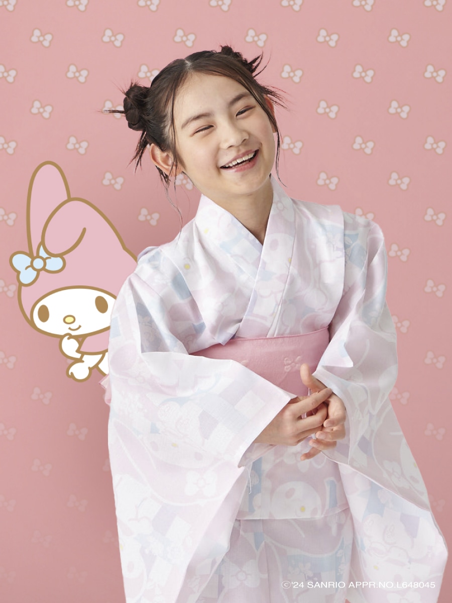 マイメロディ浴衣(帯セット)