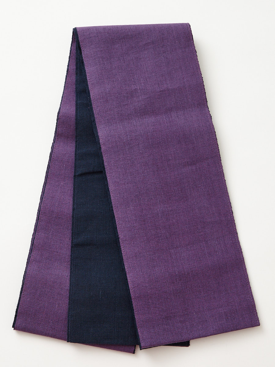 麻リバーシブル半巾帯(FREE イエロー): ふりふ ｜ミマツグループ