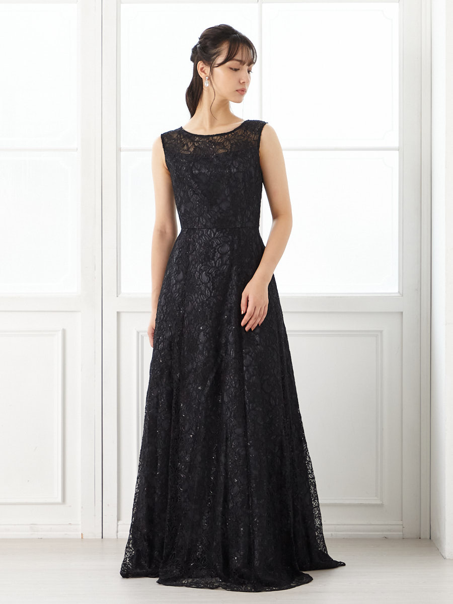 コードレースロングドレス(M ブラック): AIMER | エメ ｜ミマツ