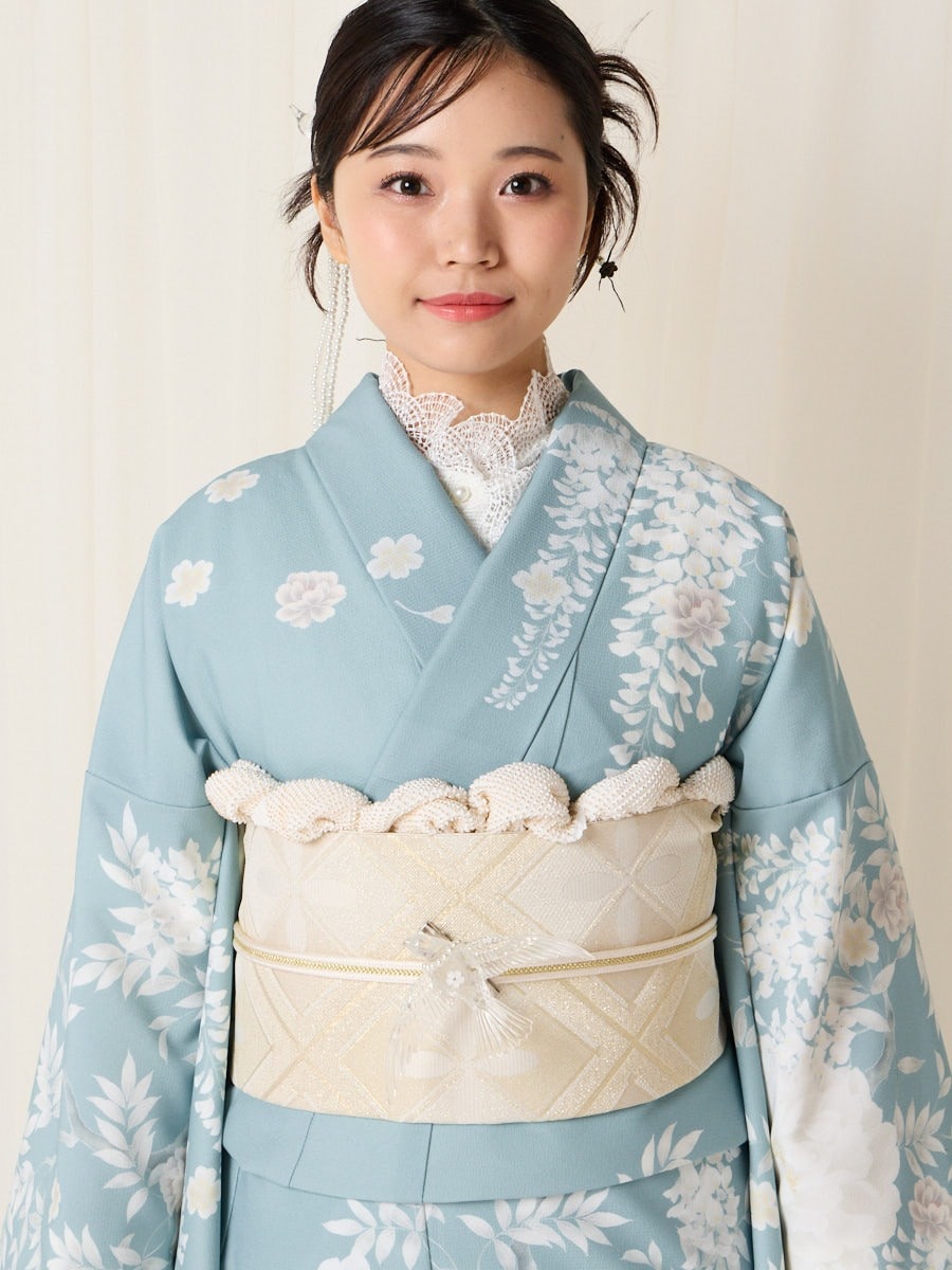 予約商品】振袖単品「シロバトシノワ」(FREE［受注生産商品：ご注文日