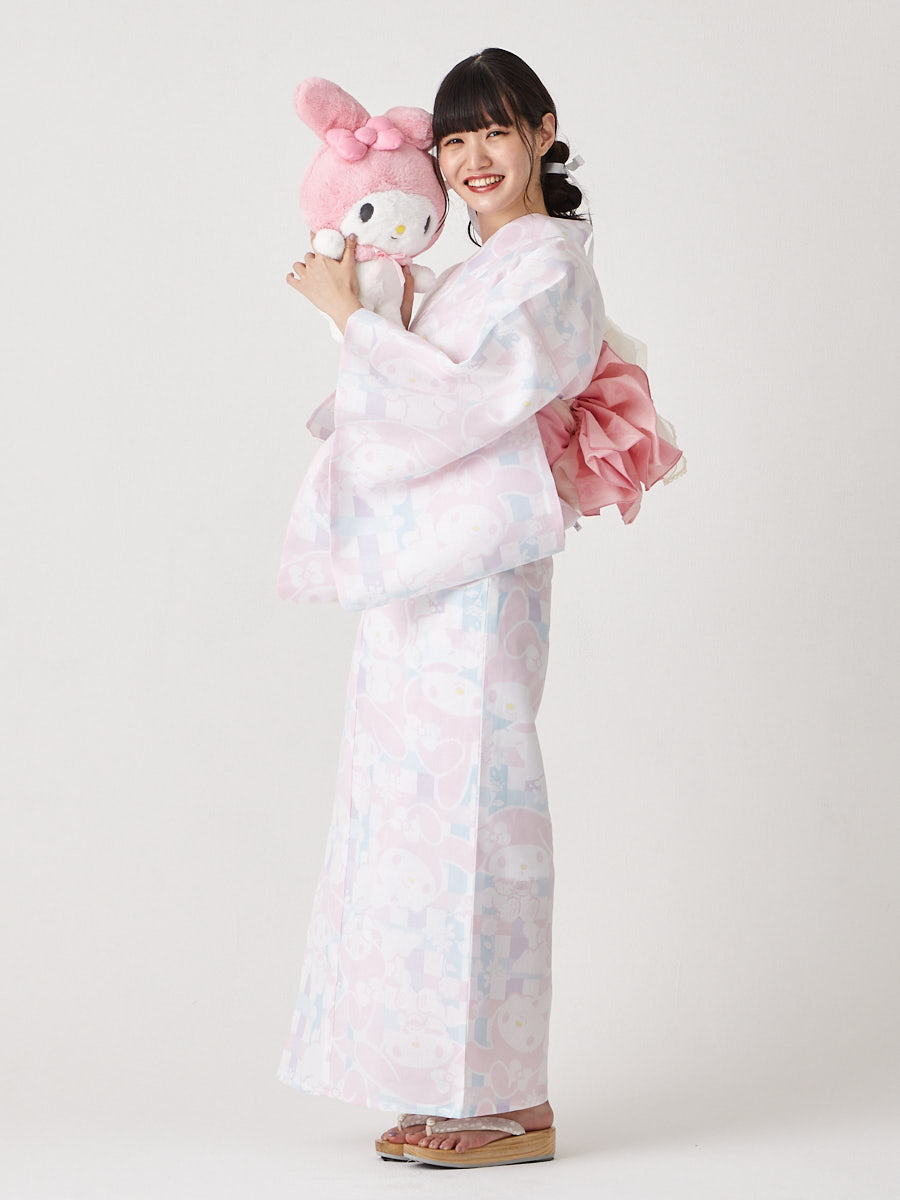 マイメロディ浴衣(帯セット)