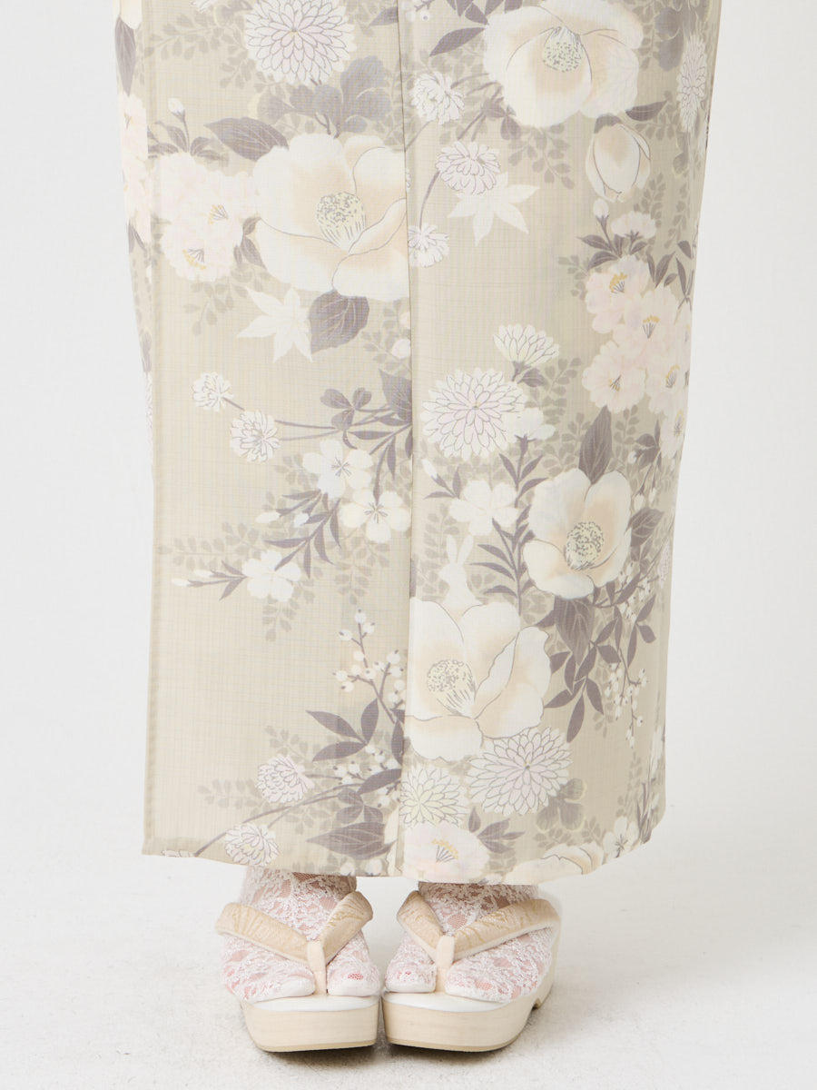 浴衣単品「 椿うさぎ 」(FREE ライラック): ふりふ ｜ミマツグループ