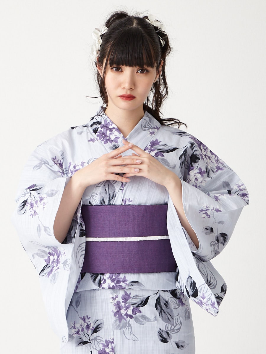 麻リバーシブル半巾帯(FREE イエロー): ふりふ ｜ミマツグループ