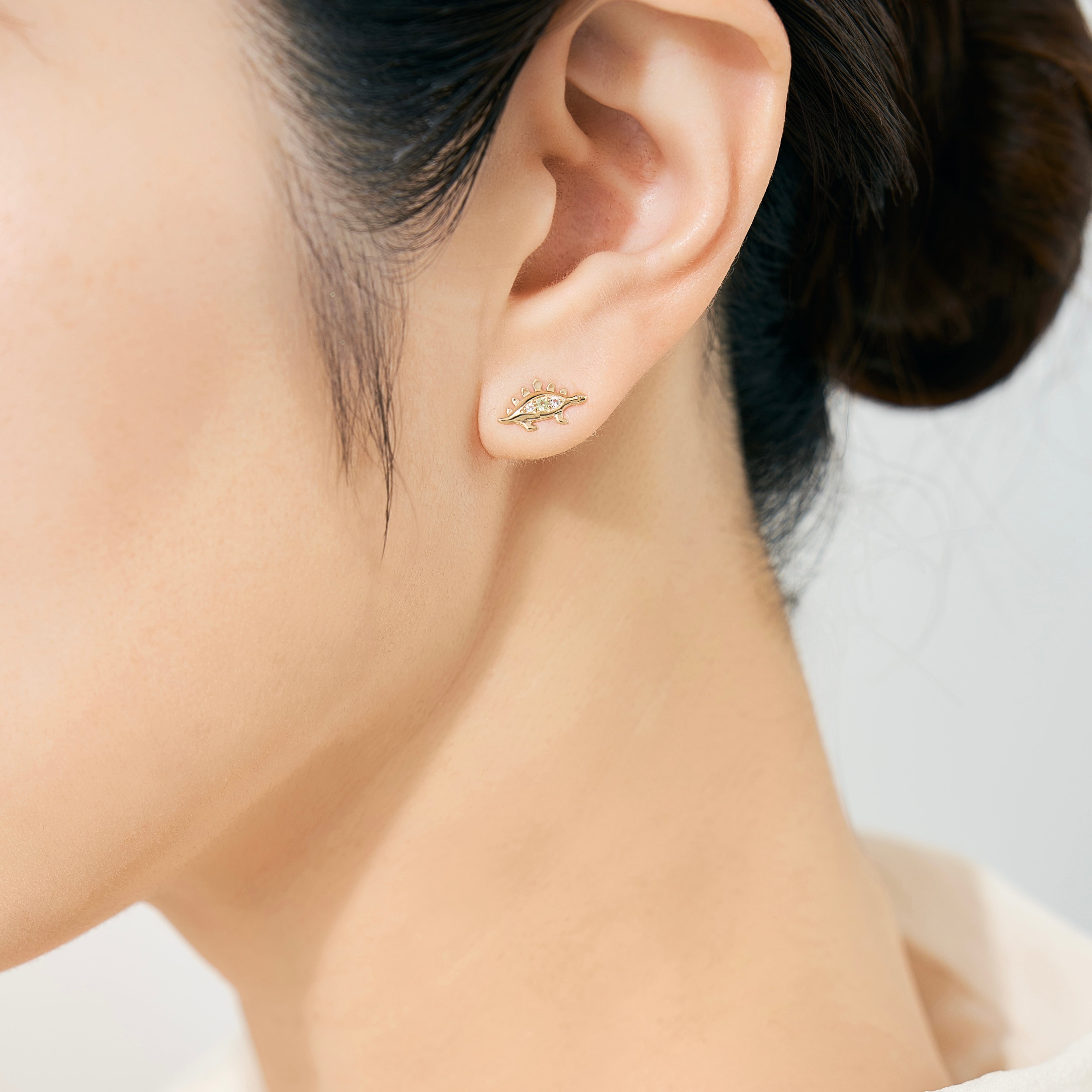 K10 ステゴサウルス ピアス - me.（エムイードット）