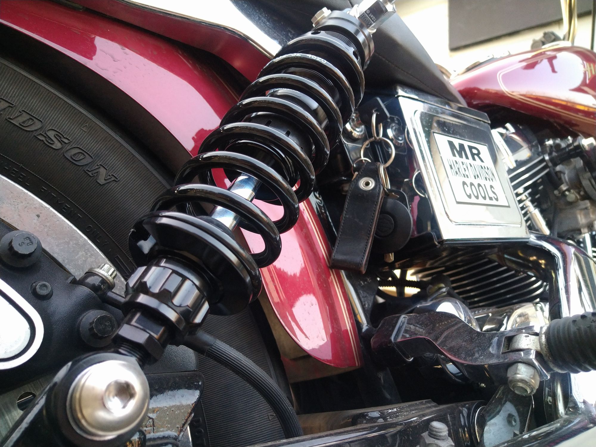 ハーレーのサスセッティング - ken choppers