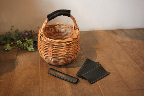 かご・バスケット・雑貨 - menui | かごバッグの持ち手に【レザー