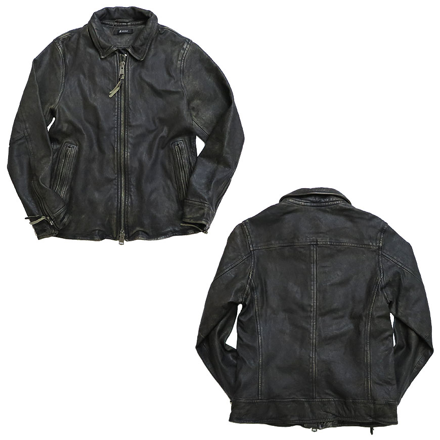 肉厚で丈夫、かつしなやかなヤギ革ジャケット！ジョンブル JOHNBULL