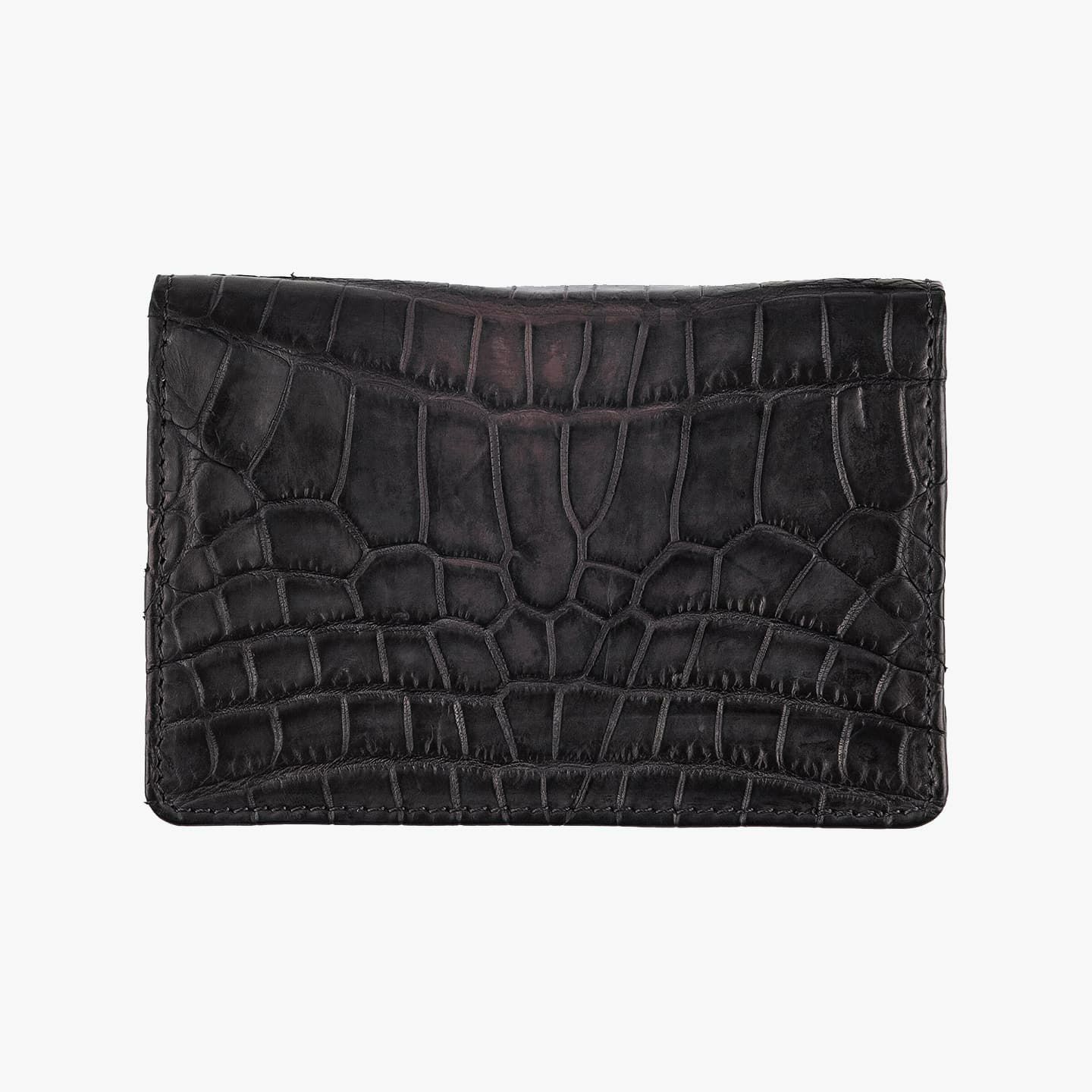 ナイルクロコダイル 手染め名刺入れ | 大人のバッグ・財布・ 名刺入れ