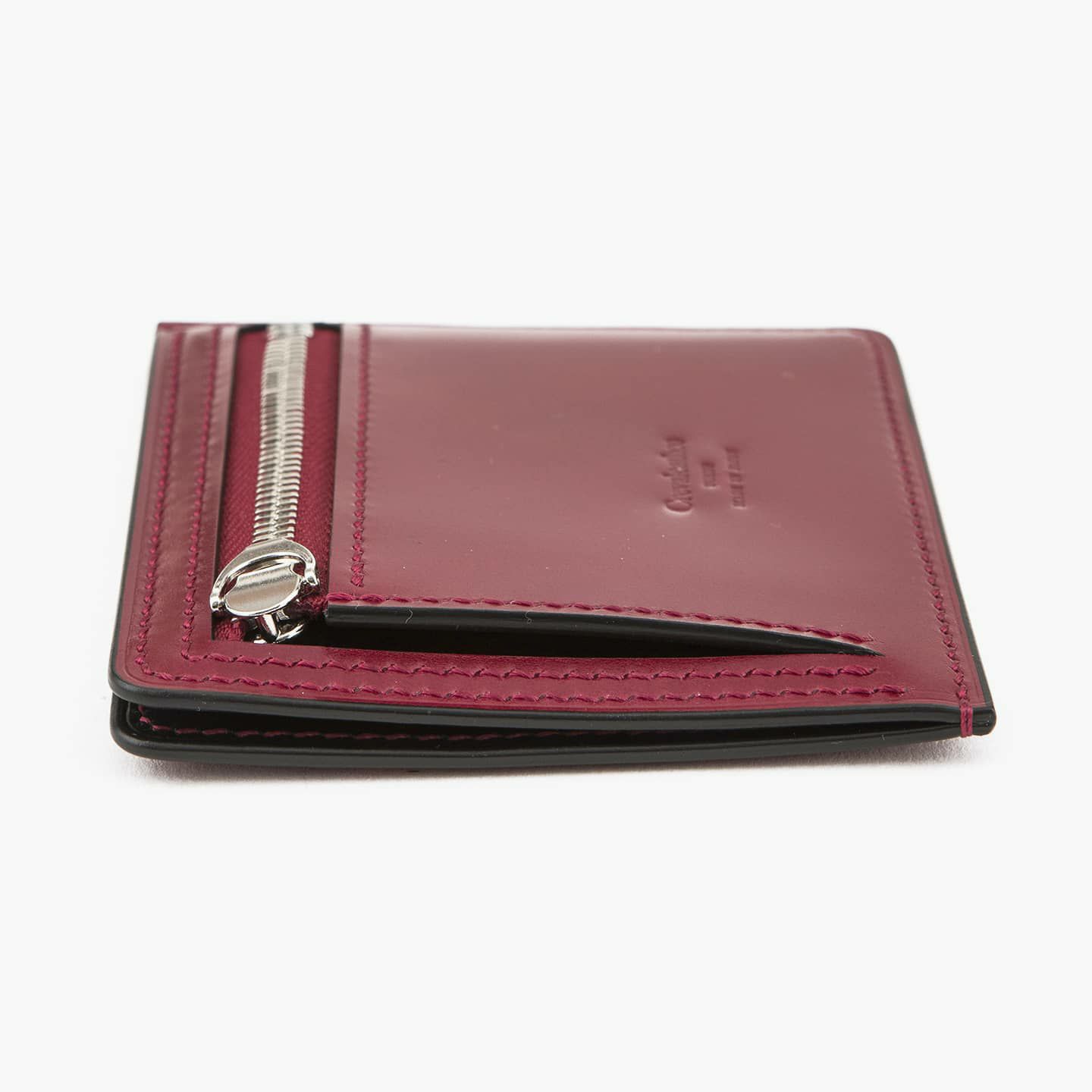 アニリン染めコードバン コンパクトマルチウォレット | 大人のバッグ