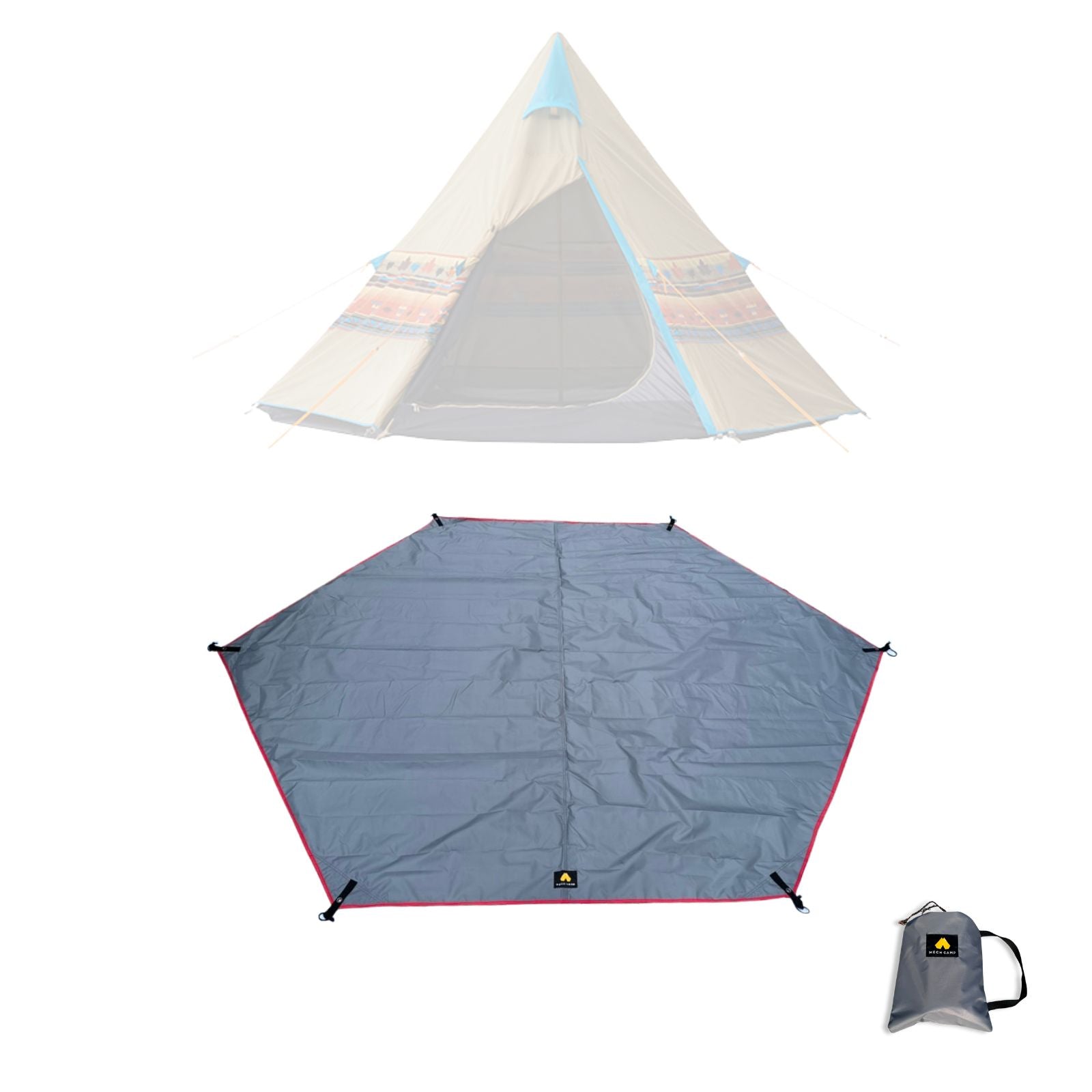 LOGOS ナバホ 互換品 Tepee 300-BB 全面用グランドシート – MECH CAMP
