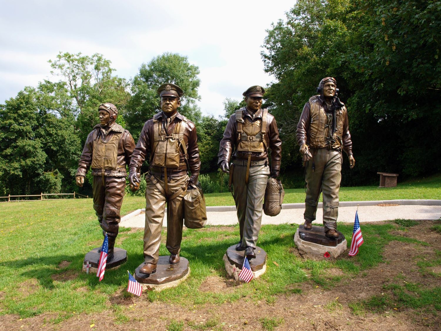 The Mighty Eighth Monument, Normandy - Mechtraveller