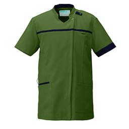 KZN706-49 スクラブジャケット半袖 KHxNV｜メディカル用品.com【中央