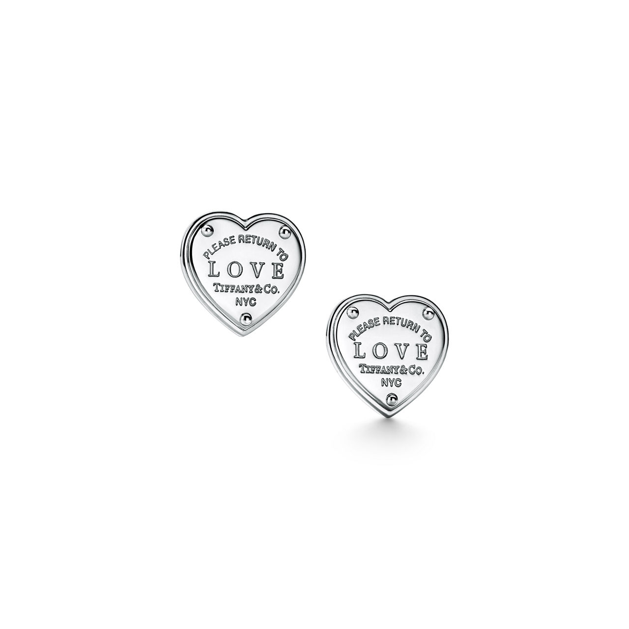 Return to Tiffany®:Love Earrings in Silver | Tiffany & Co. US