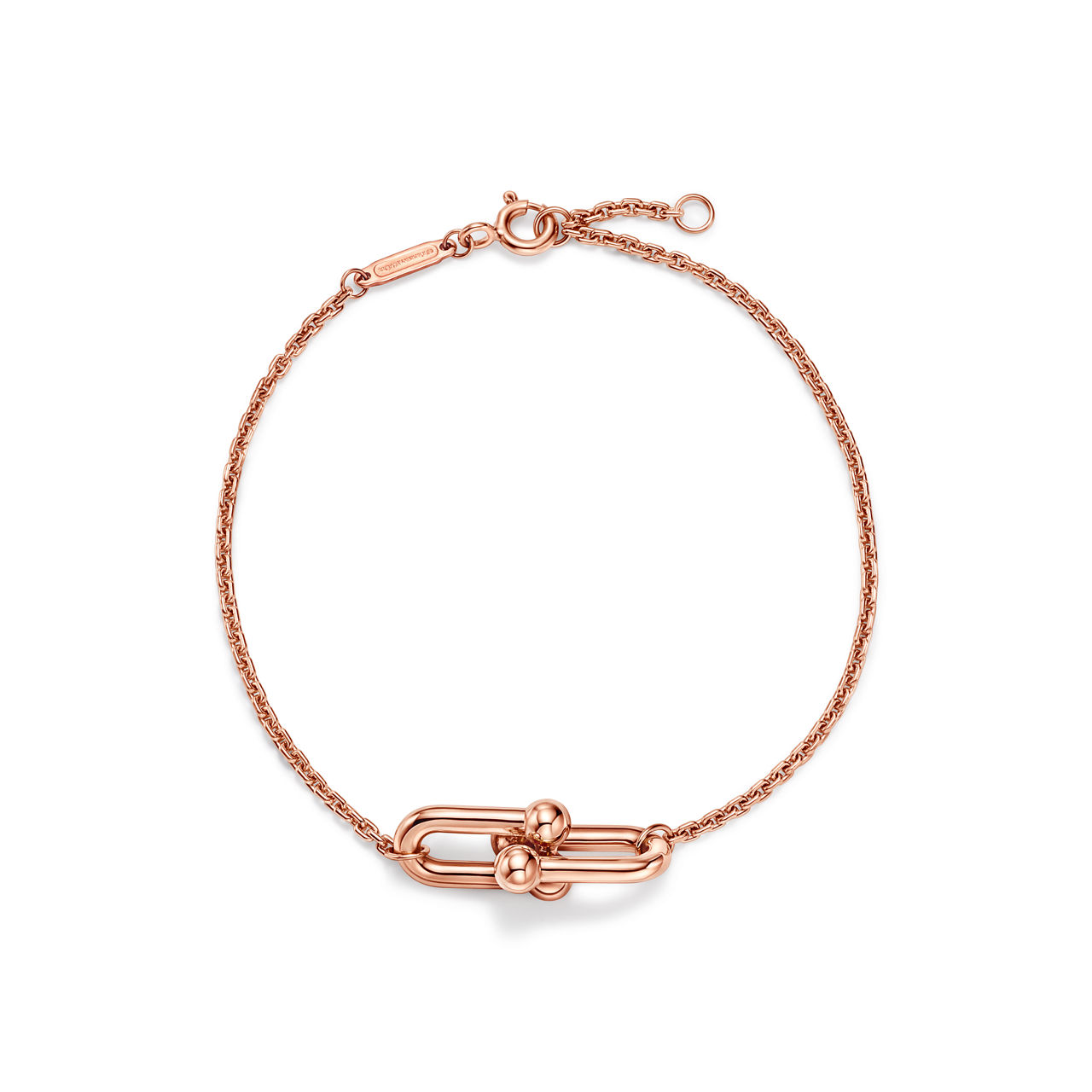 Tiffany HardWear:Double Link Bracelet in Rose Gold | Tiffany & Co. US