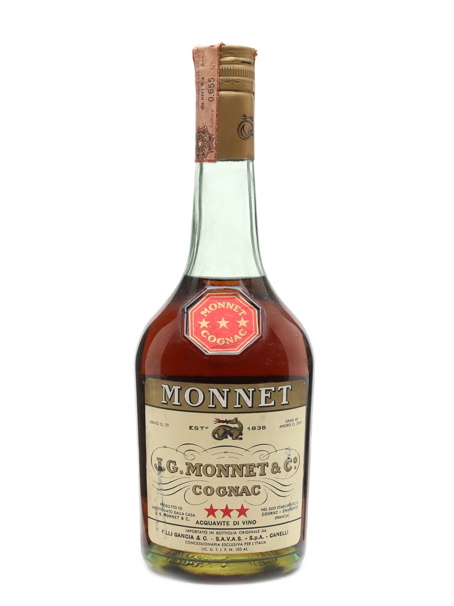 Monnet 3 Star Cognac - Lot 14230 - Buy/Sell Cognac Online
