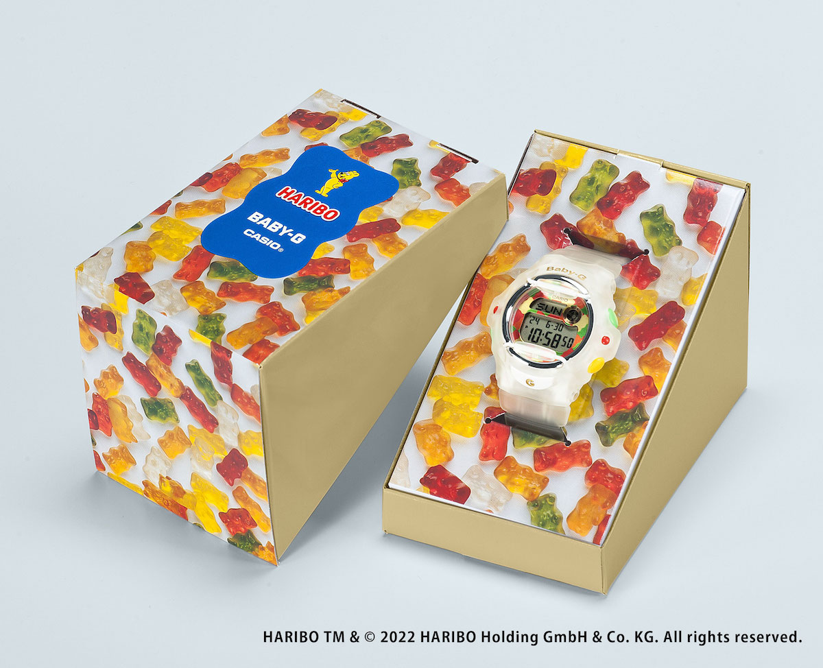 BABY-G」がグミのハリボーとコラボ カラフル＆キュートな時計を発売