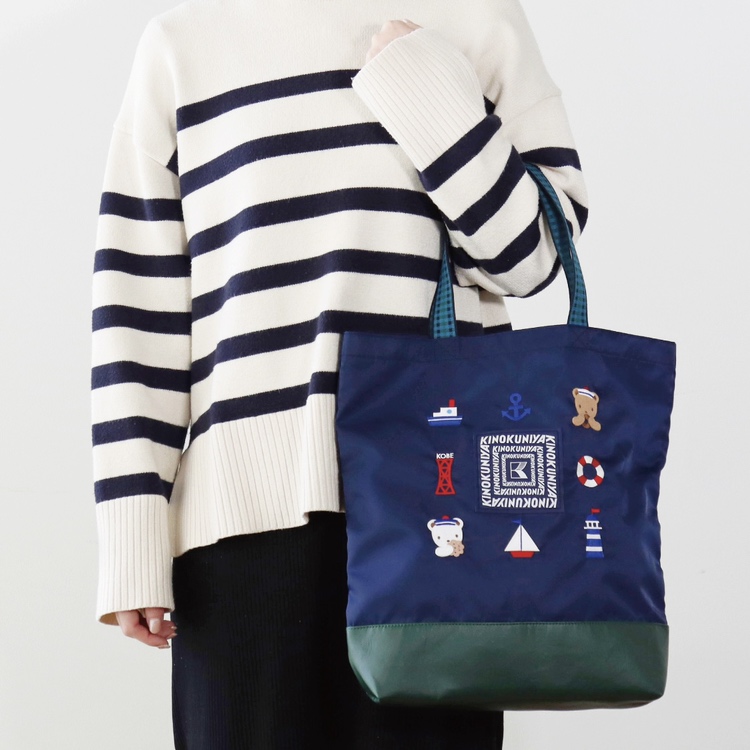 ファミリア」が紀ノ国屋とコラボ 神戸をイメージしたバッグとポーチを