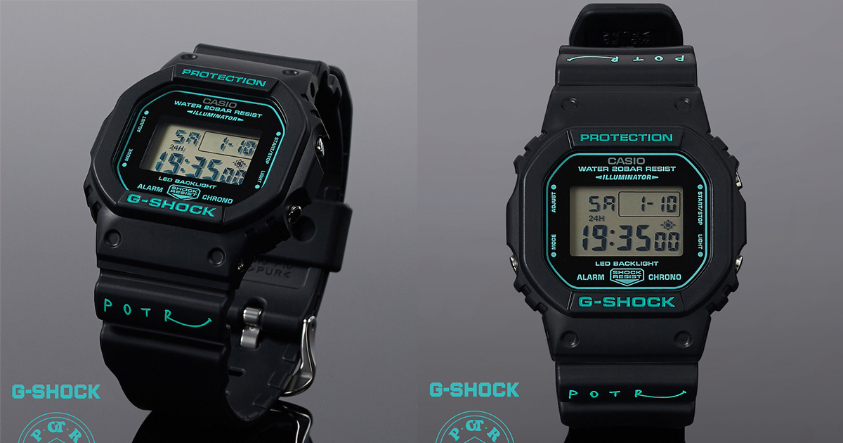 吉田カバンの「POTR」と「G-SHOCK」がコラボ ターコイズブルーが目を