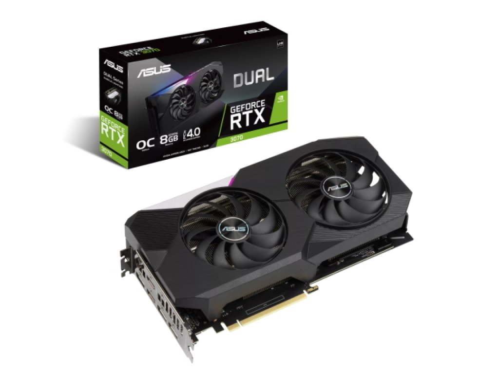 ASUS DUAL-RTX3070-O8G-V2 ASUS DUAL シリーズ GEFORCE RTX 3070 (LHR