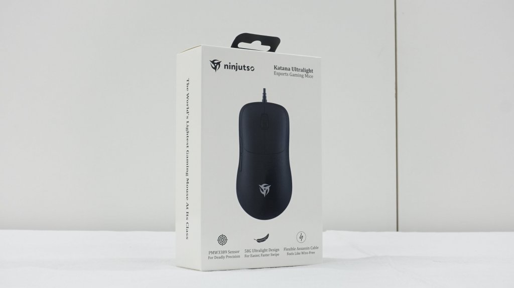 Ninjutsoの超軽量ゲーミングマウス「Ninjutso Katana Ultralight Wired