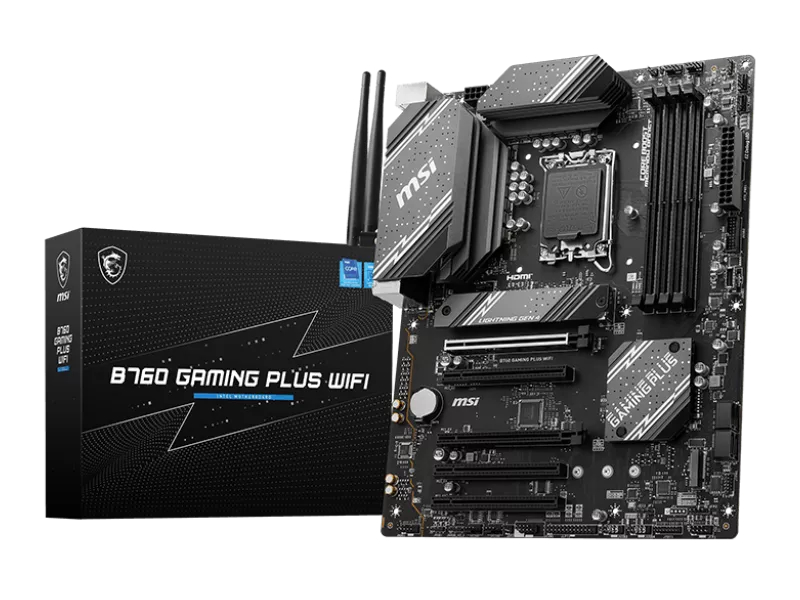 MSI B760 GAMING PLUS WIFI インテル 700シリーズ LGA1700対応 intel