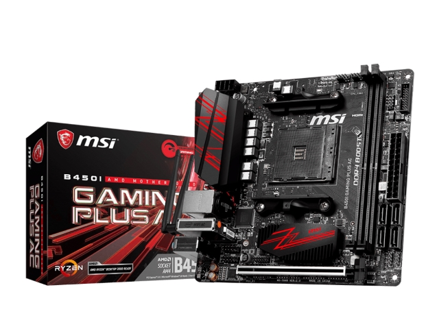 MSI B450I GAMING PLUS AC AMD 400シリーズ Socket AM4対応 AMD B450