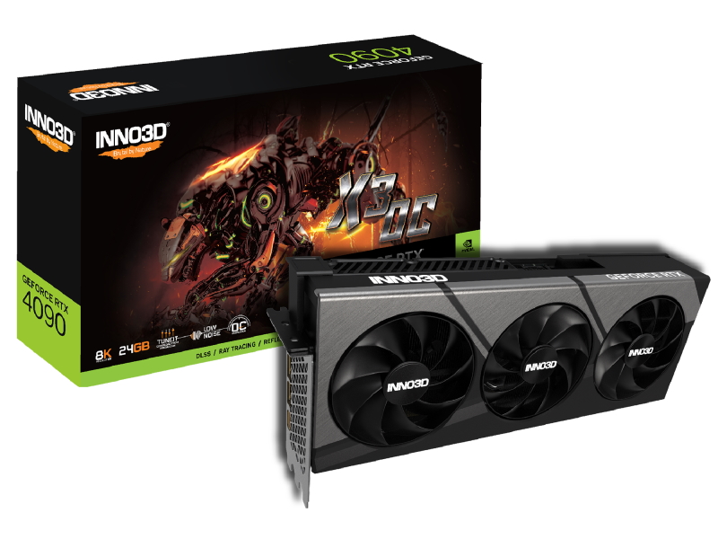 INNO3D INNO3D GEFORCE RTX 4090 X3 OC GEFORCE RTX 4090 24GB 384-bit