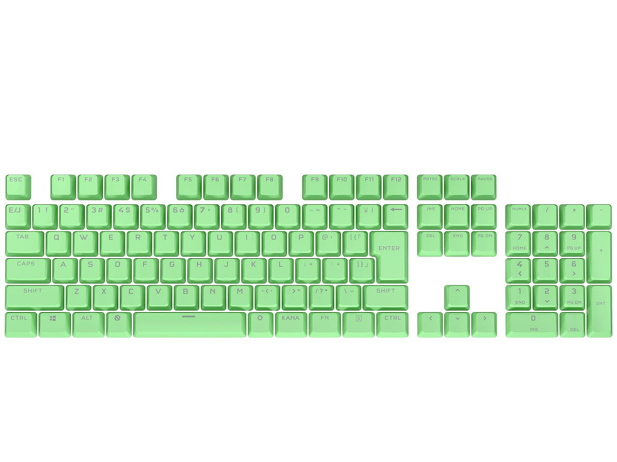 Corsair PBT DOUBLE-SHOT PRO Keycaps MINT Keycap Mod Kit PBTダブル
