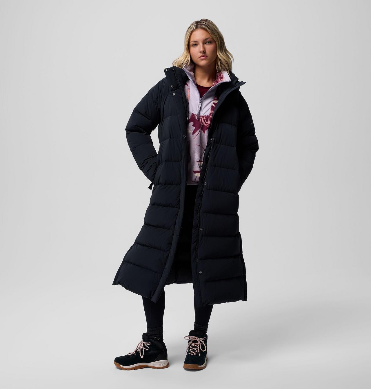 Women's Amaze Puff Long Hooded Jacket | Columbia