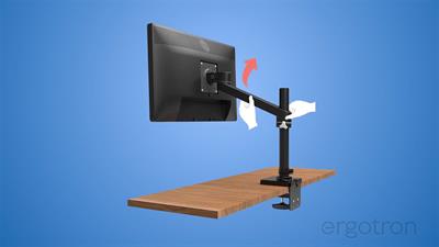 NX Swing Arm Monitor Stand | Ergotron