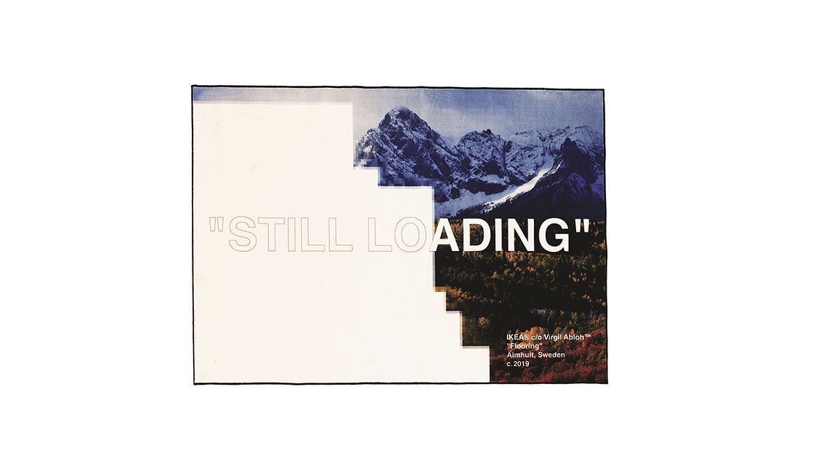 ラグが“ロード中”……ヴァージル・アブローとIKEAのコラボが来た！ | GQ