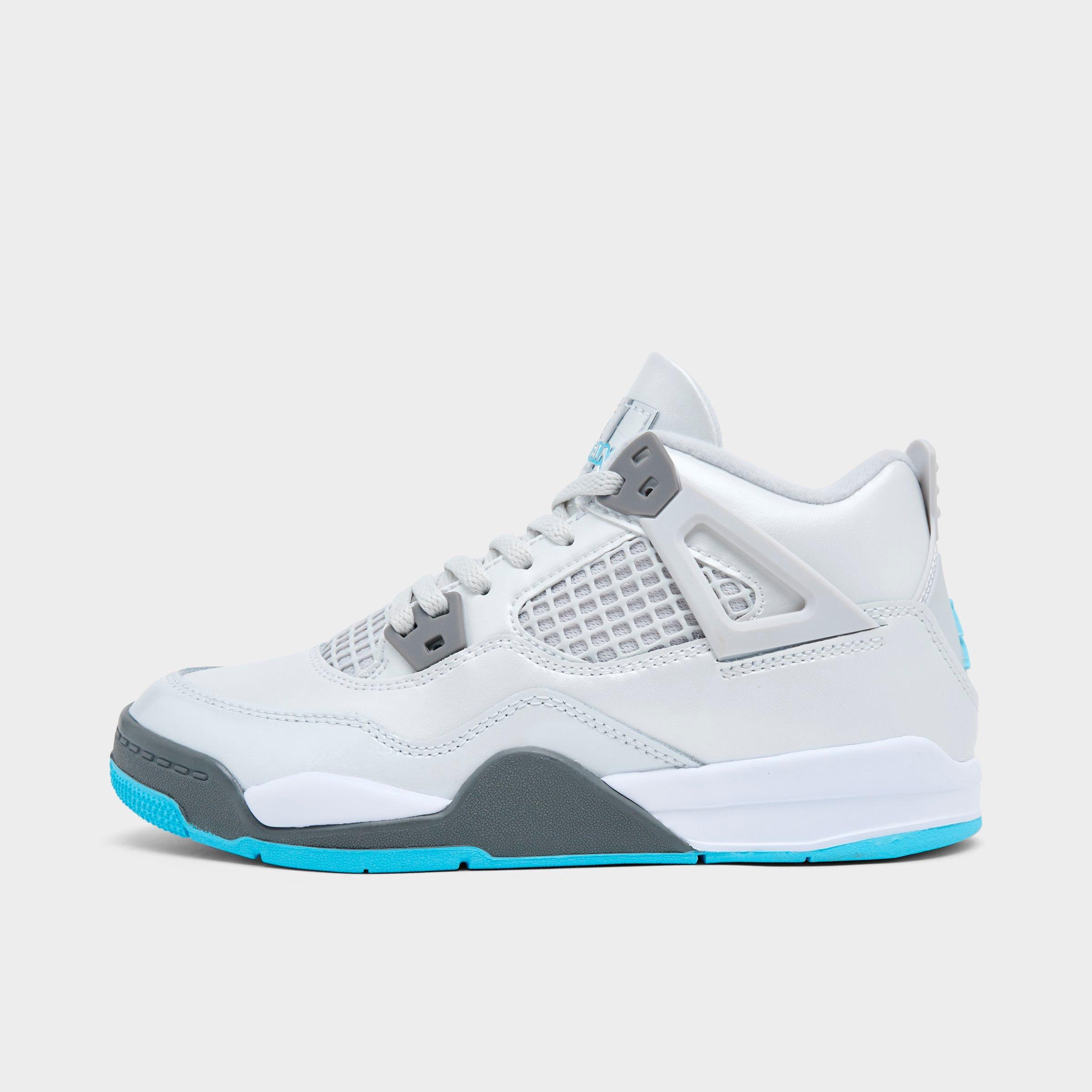 Little Kids' Air Jordan Retro 4 Basketball Shoes | JD Sports
