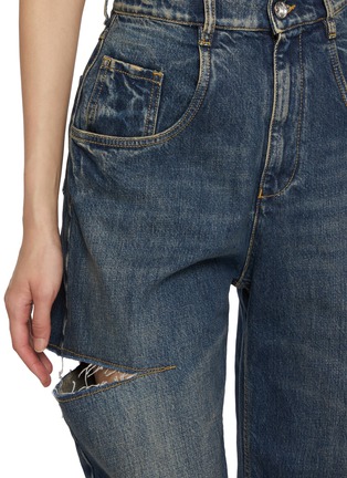 MAISON MARGIELA | Side Slit Dark Wash Jeans | Women | Lane Crawford