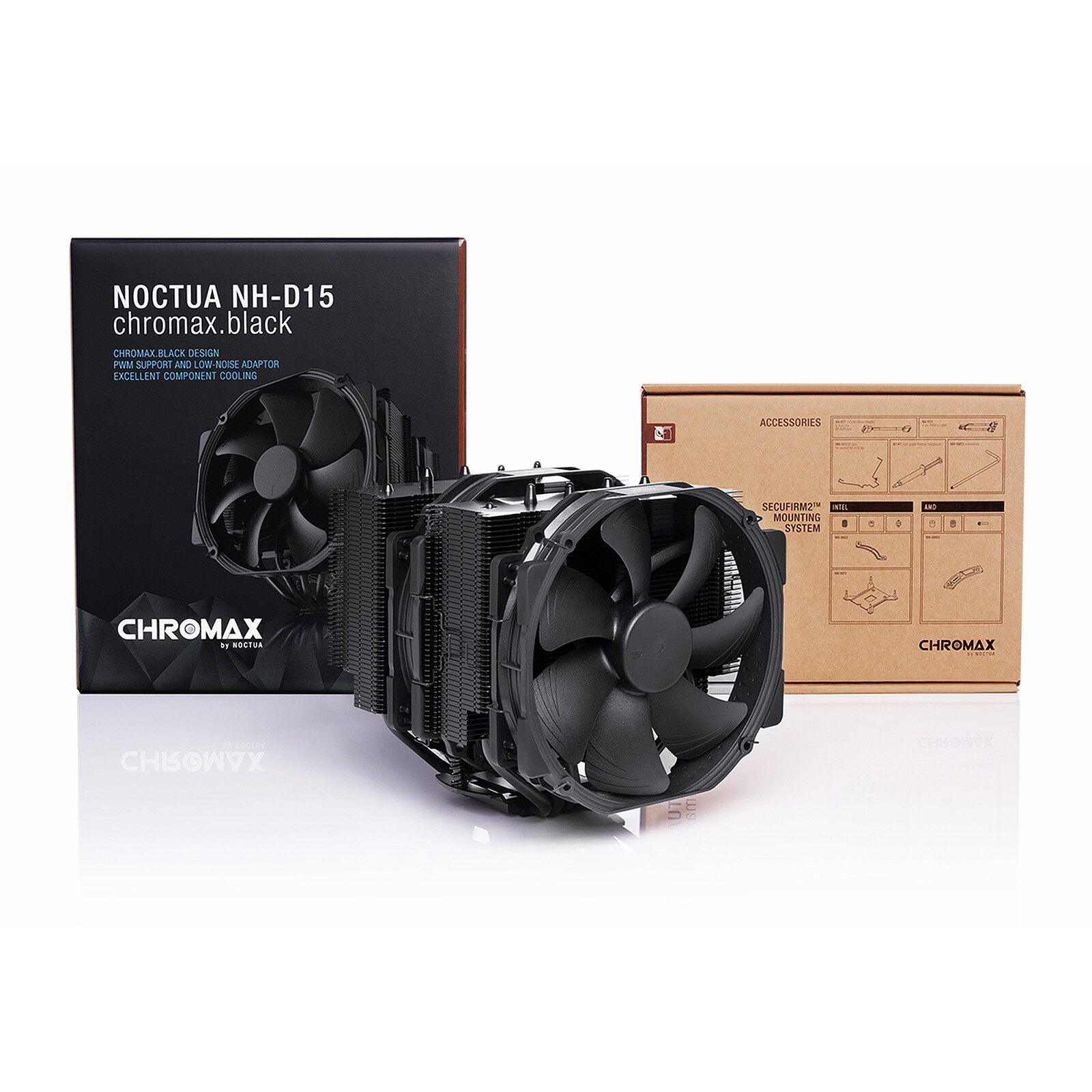 Noctua NH-D15 Chromax Black - CPU fan - LDLC