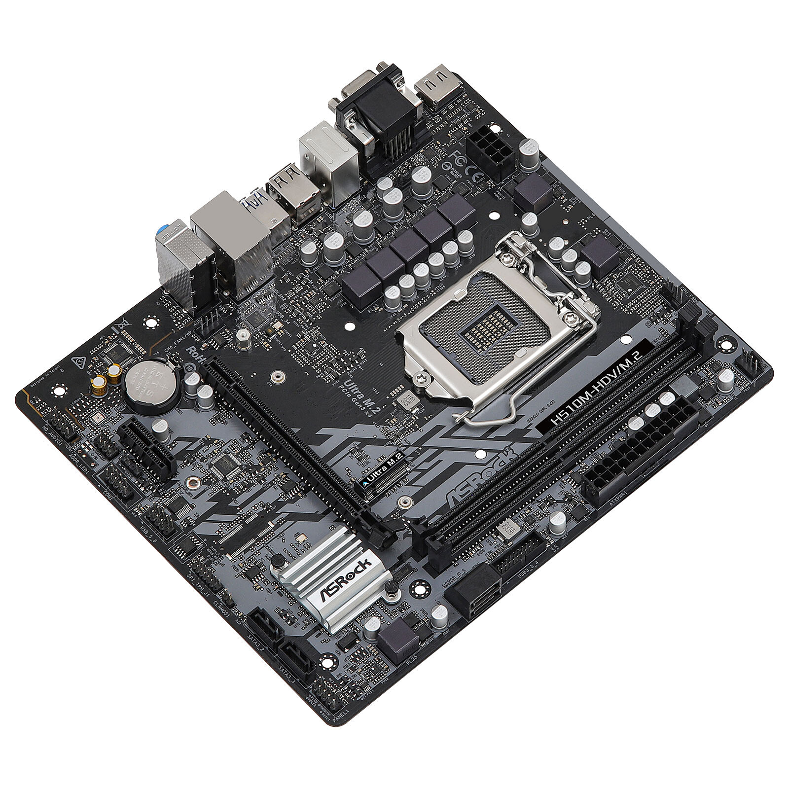 ASRock H510M-HDV/M.2 - Motherboard - LDLC | Holy Moley