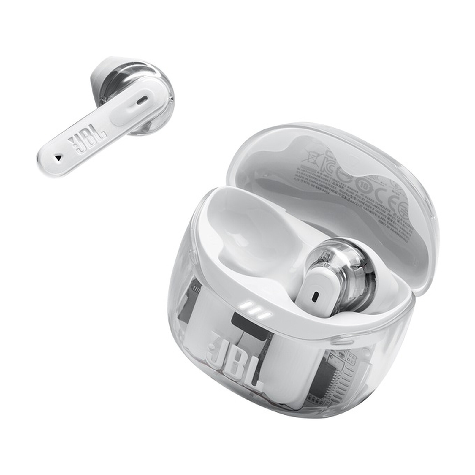 JBL Tune Flex 2 Ghost Edition White - Headphones - LDLC